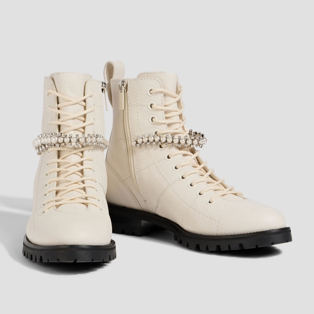 NEW Jimmy Choo Cruz Combat Boots